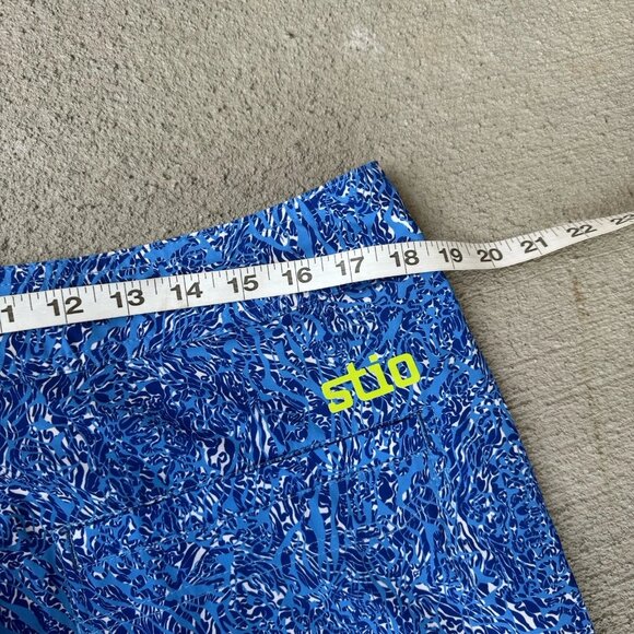 Stio CFS Board Shorts Men’s 35 Blue Abstract Print Swim Trunks Surf 18.5” - Picture 6 of 6